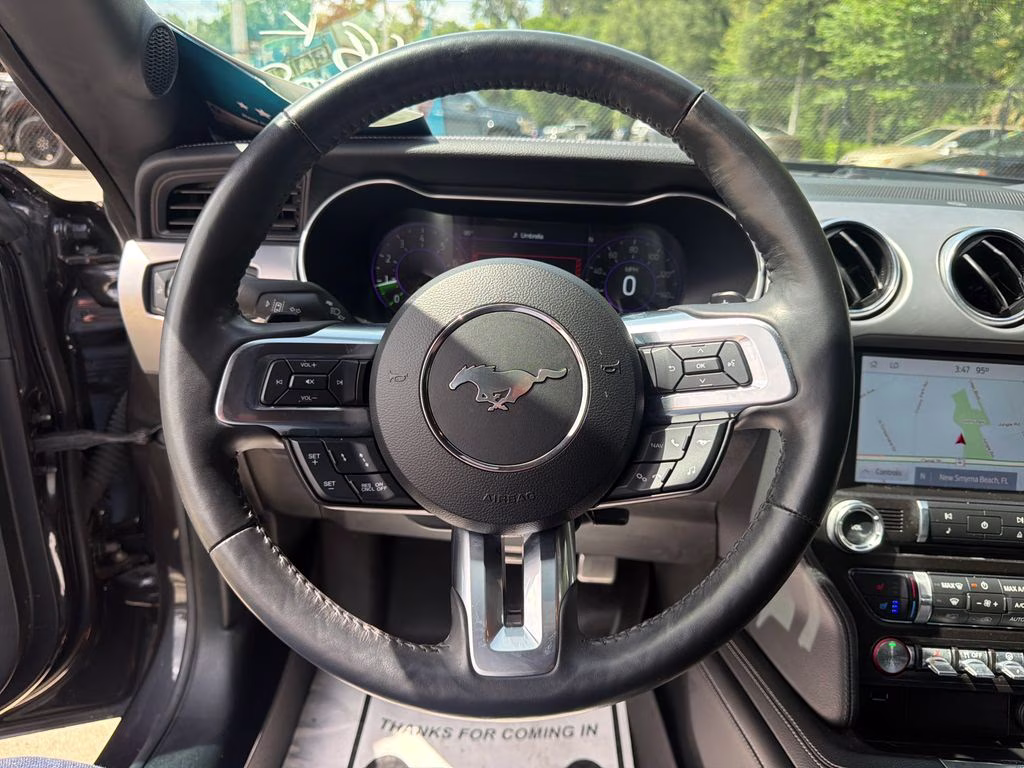 2022 Dark Matter Gray Metallic Ford Mustang EcoBoost Premium RWD Coupe
