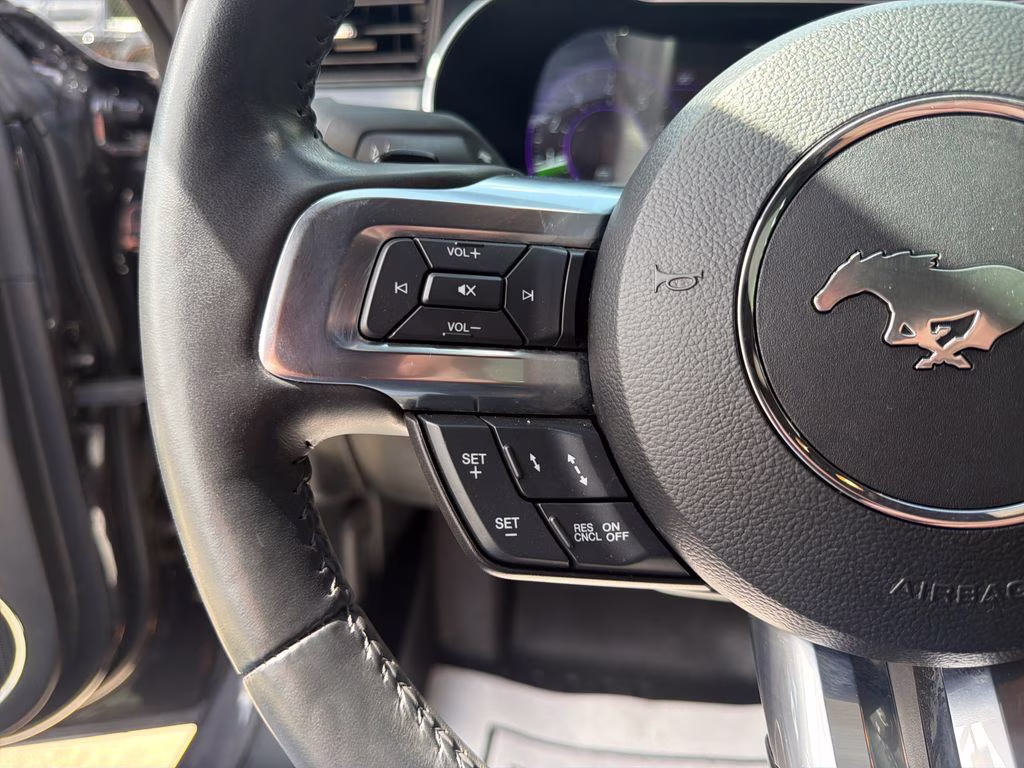 2022 Dark Matter Gray Metallic Ford Mustang EcoBoost Premium RWD Coupe
