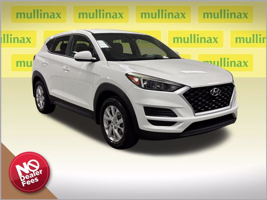 2019 Dazzling White Hyundai Tucson SE AWD SUV