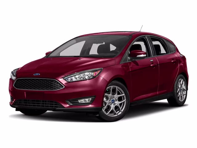 2017 Ruby Red Metallic Ford Focus SEL FWD Hatchback