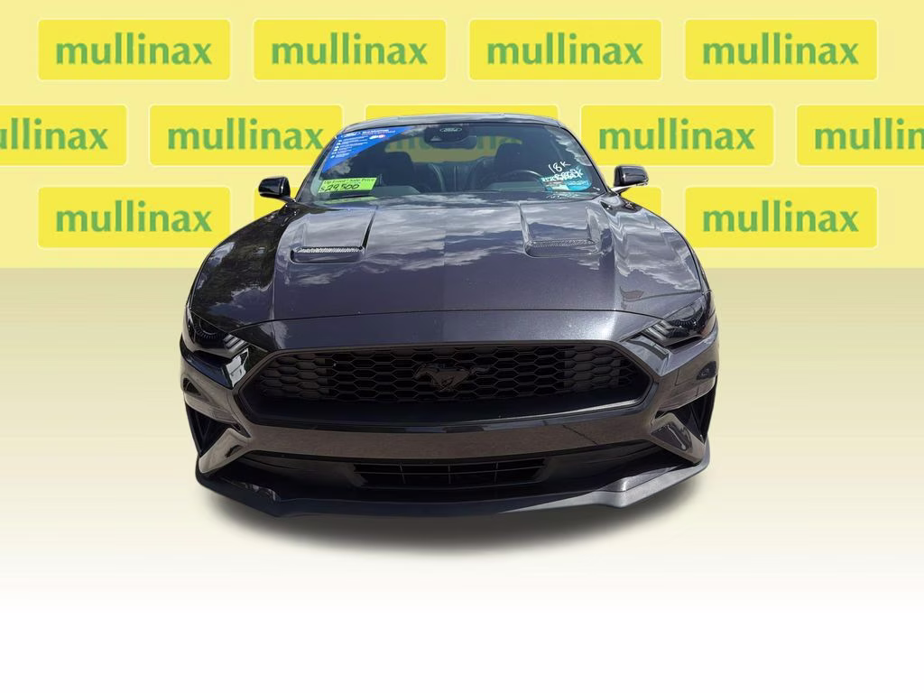 2022 Dark Matter Gray Metallic Ford Mustang EcoBoost Premium RWD Coupe