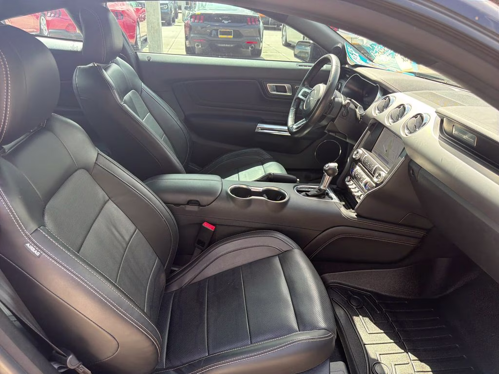2022 Dark Matter Gray Metallic Ford Mustang EcoBoost Premium RWD Coupe