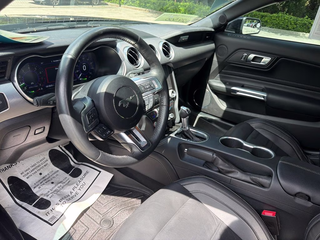 2022 Dark Matter Gray Metallic Ford Mustang EcoBoost Premium RWD Coupe