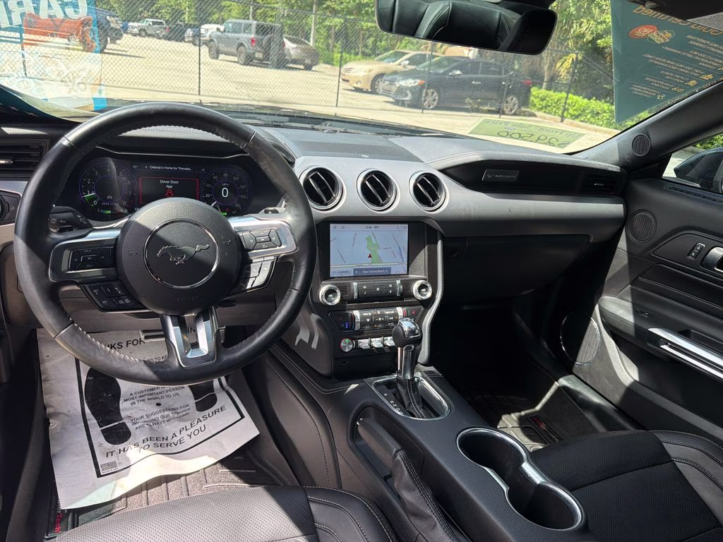 2022 Dark Matter Gray Metallic Ford Mustang EcoBoost Premium RWD Coupe