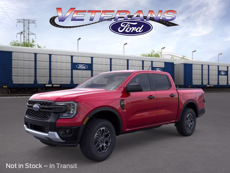 2026 Ruby Red Metallic Tinted Clearcoat Ford Ranger XLT Crew Cab Pickup RWD Truck