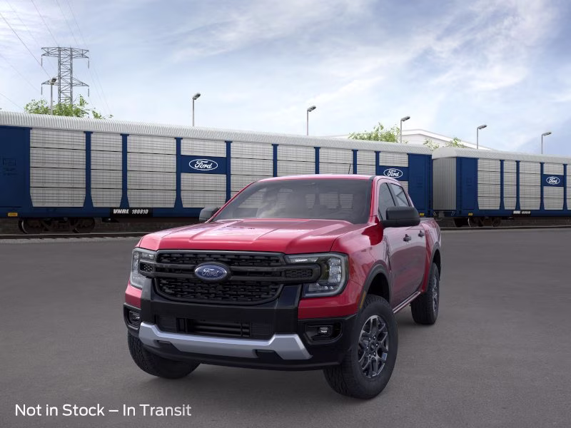 2026 Ruby Red Metallic Tinted Clearcoat Ford Ranger XLT Crew Cab Pickup RWD Truck