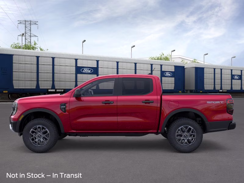 2026 Ruby Red Metallic Tinted Clearcoat Ford Ranger XLT Crew Cab Pickup RWD Truck