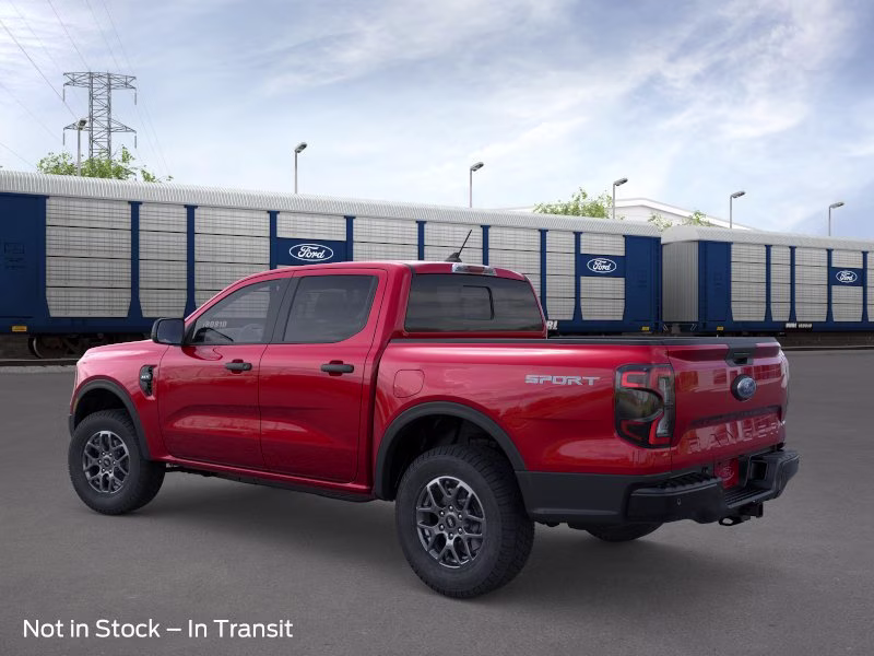 2026 Ruby Red Metallic Tinted Clearcoat Ford Ranger XLT Crew Cab Pickup RWD Truck