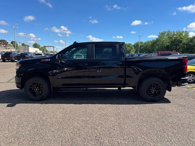2023 Black Chevrolet Silverado 1500 LT Trail Boss 4X4 Truck