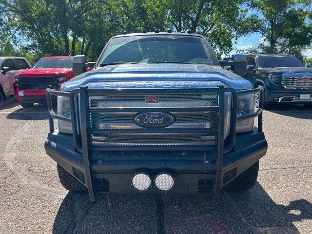 2013 Blue Ford Super Duty F-350 SRW Lariat 4X4 Truck
