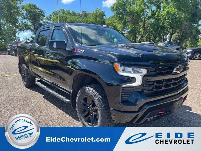 2023 Black Chevrolet Silverado 1500 LT Trail Boss 4X4 Truck