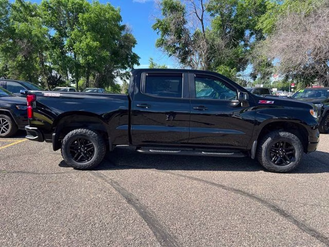 2023 Black Chevrolet Silverado 1500 LT Trail Boss 4X4 Truck