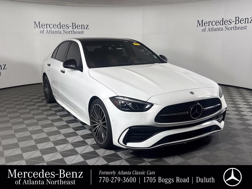 2023 Polar White Mercedes-Benz C-Class C 300 RWD Sedan