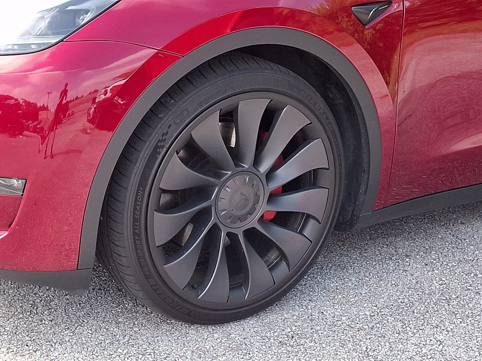 2024 Ultra Red Tesla Model Y Performance Dual Motor All-Wheel Drive AWD