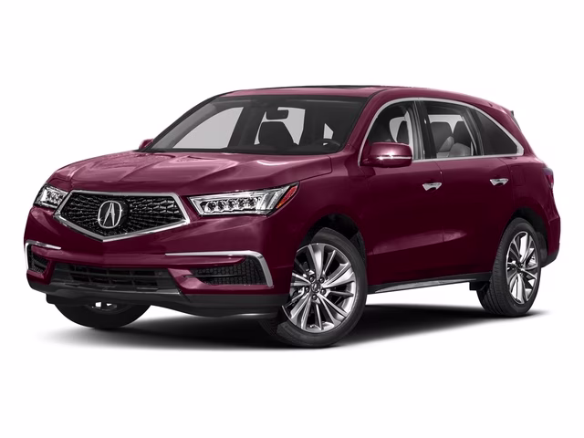 2018 Red Acura MDX 3.5L AWD SUV