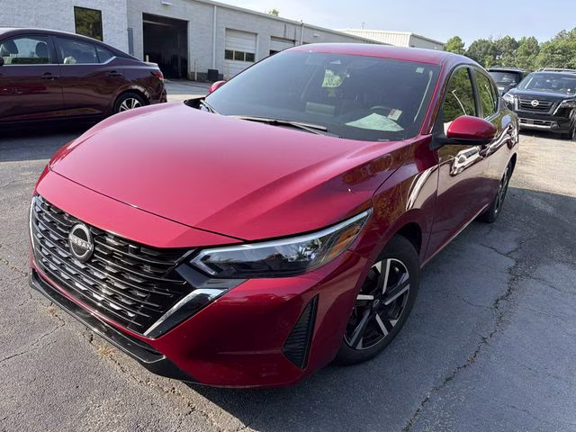 2024 Scarlet Ember Tintcoat Nissan Sentra SV FWD Sedan