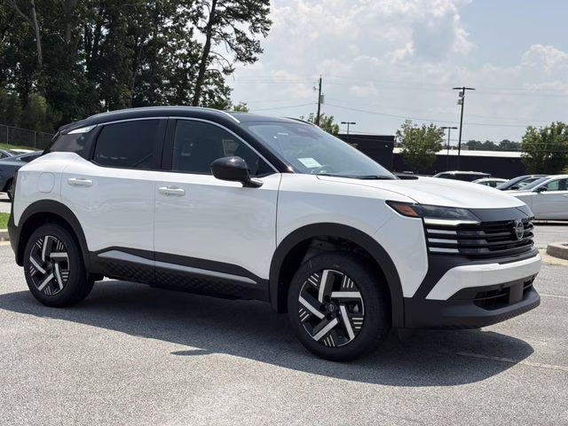 2026 Aspen White/Super Black Nissan Kicks SV FWD SUV