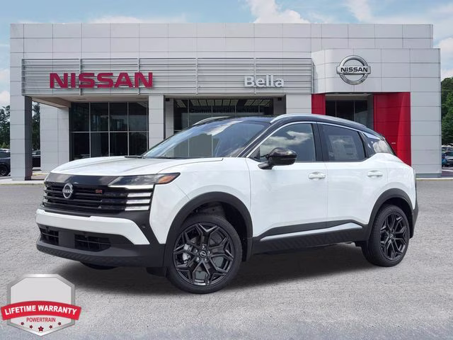 2026 Aspen White/Super Black Nissan Kicks SR AWD SUV