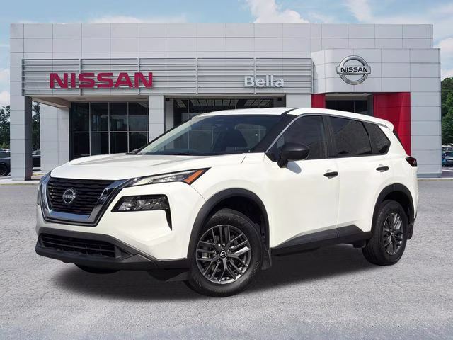 2022 Glacier White Nissan Rogue S FWD SUV