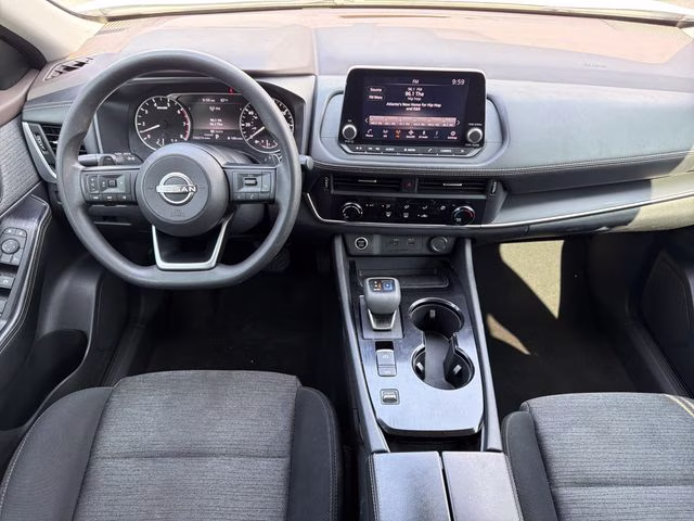 2022 Glacier White Nissan Rogue S FWD SUV
