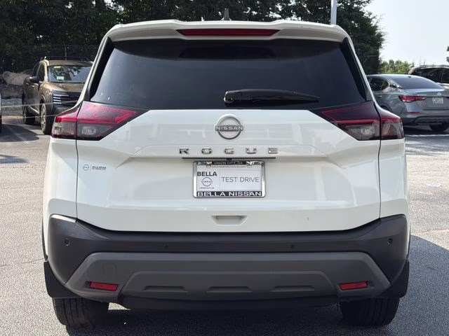 2022 Glacier White Nissan Rogue S FWD SUV