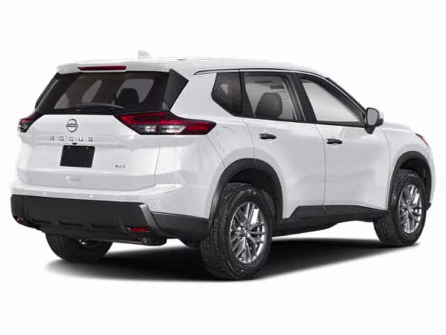 2024 Glacier White Nissan Rogue S AWD SUV