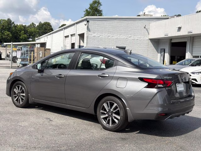 2025 Gun Metallic Nissan Versa 1.6 SV FWD Sedan