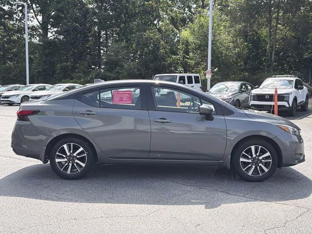 2025 Gun Metallic Nissan Versa 1.6 SV FWD Sedan