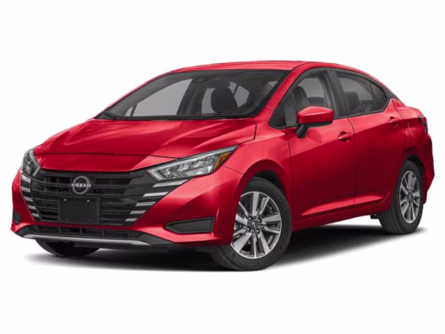 2025 Scarlet Ember Tintcoat Nissan Versa 1.6 SV FWD Sedan
