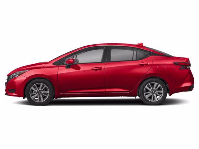 2025 Scarlet Ember Tintcoat Nissan Versa 1.6 SV FWD Sedan