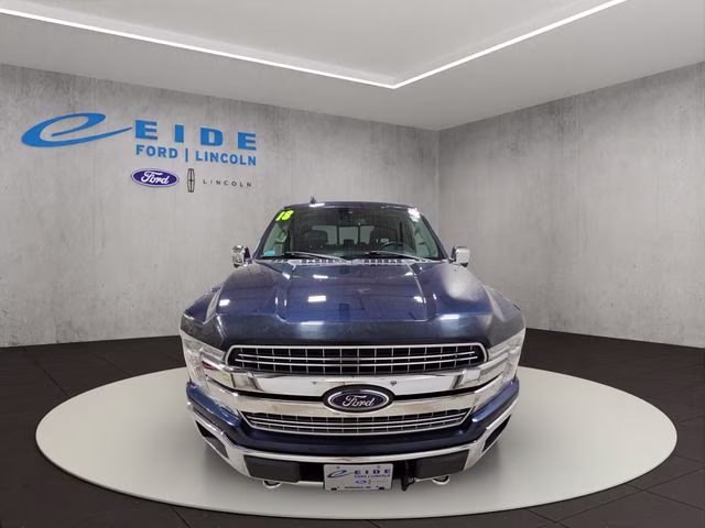 2018 Blue Jeans Metallic Ford F-150 Lariat 4X4 Truck