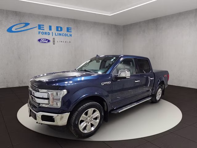 2018 Blue Jeans Metallic Ford F-150 Lariat 4X4 Truck