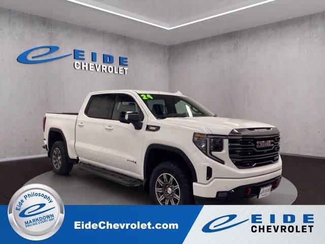 2024 Summit White GMC Sierra 1500 AT4 4X4 Truck