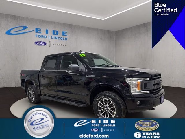 2019 Agate Black Metallic Ford F-150 XLT 4X4 Truck