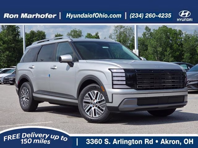 2026 Typhoon Silver Metallic Hyundai Palisade Hybrid SEL Premium AWD SUV