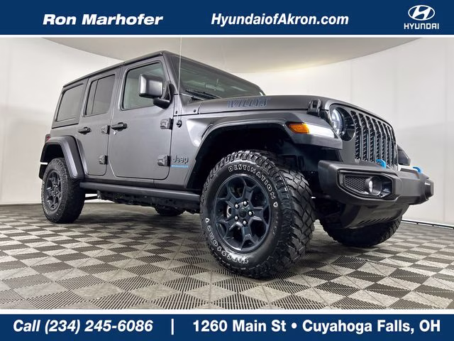 2023 Granite Crystal Metallic Clearcoat Jeep Wrangler Willys 4xe 4X4 SUV