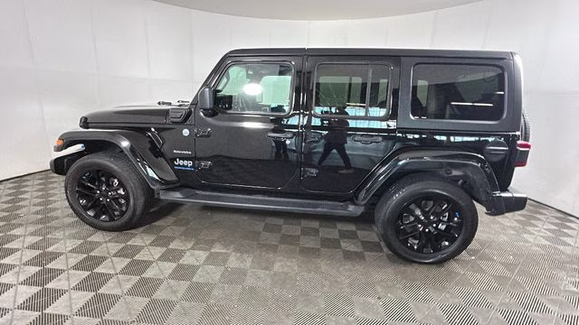 2023 Black Clearcoat Jeep Wrangler Sahara 4xe 4X4 SUV