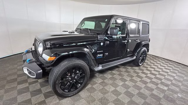 2023 Black Clearcoat Jeep Wrangler Sahara 4xe 4X4 SUV