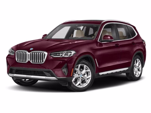 2022 Red Metallic BMW X3 xDrive30i AWD SUV
