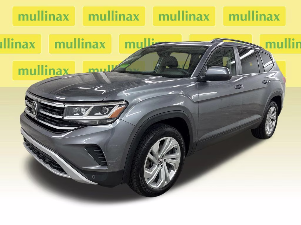 2022 Platinum Gray Metallic Volkswagen Atlas 3.6L V6 SE w/Technology FWD SUV