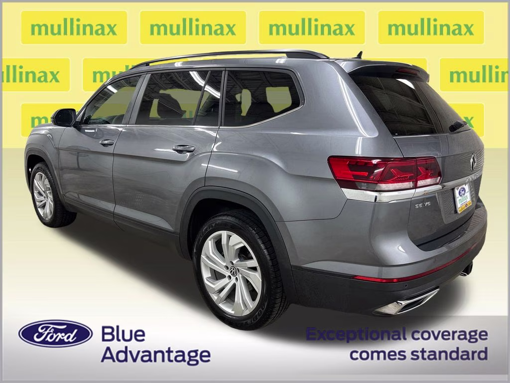 2022 Platinum Gray Metallic Volkswagen Atlas 3.6L V6 SE w/Technology FWD SUV