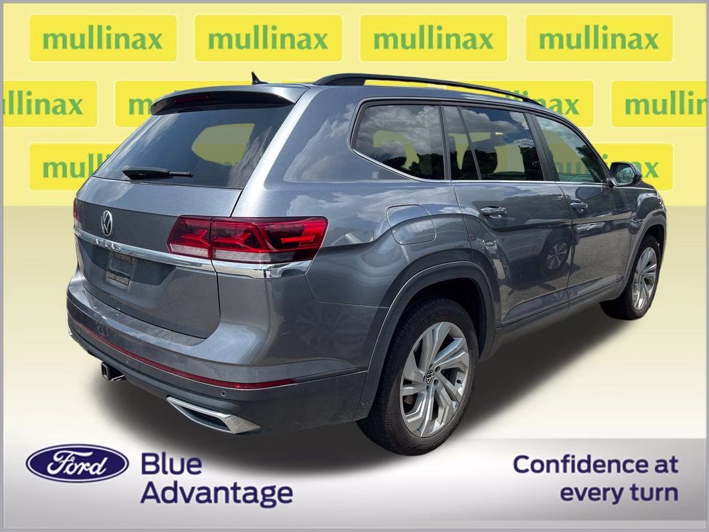2022 Platinum Gray Metallic Volkswagen Atlas 3.6L V6 SE w/Technology FWD SUV