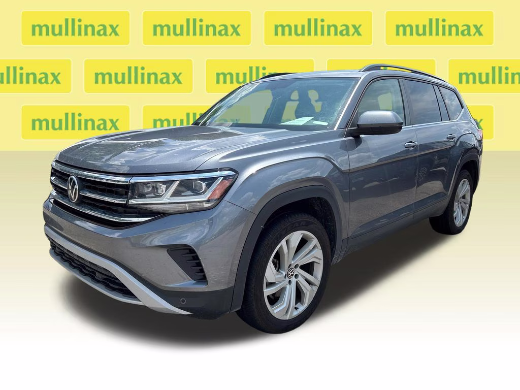 2022 Platinum Gray Metallic Volkswagen Atlas 3.6L V6 SE w/Technology FWD SUV