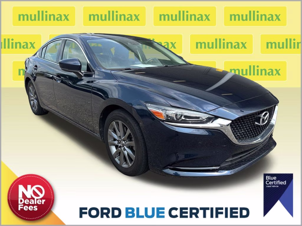 2018 Deep Crystal Blue Mazda Mazda6 Sport FWD Sedan