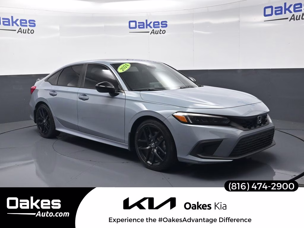 2024 Sonic Gray Pearl Honda Civic Si Base FWD Sedan