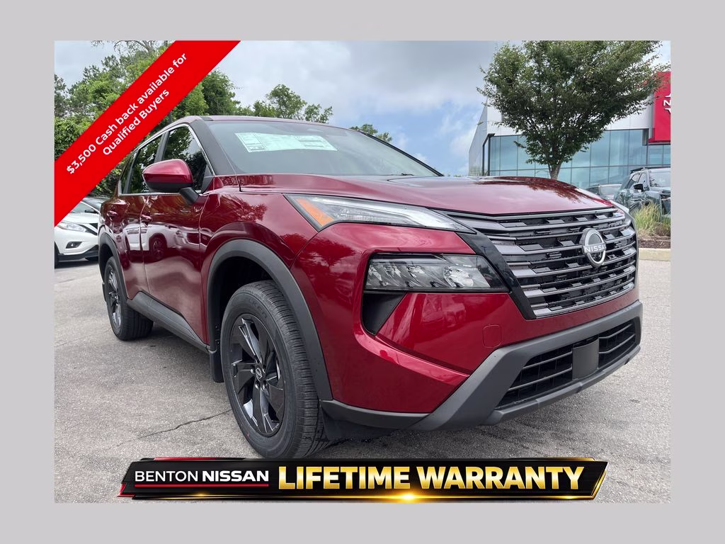 2026 Scarlet Ember Tintcoat Nissan Rogue SV FWD SUV