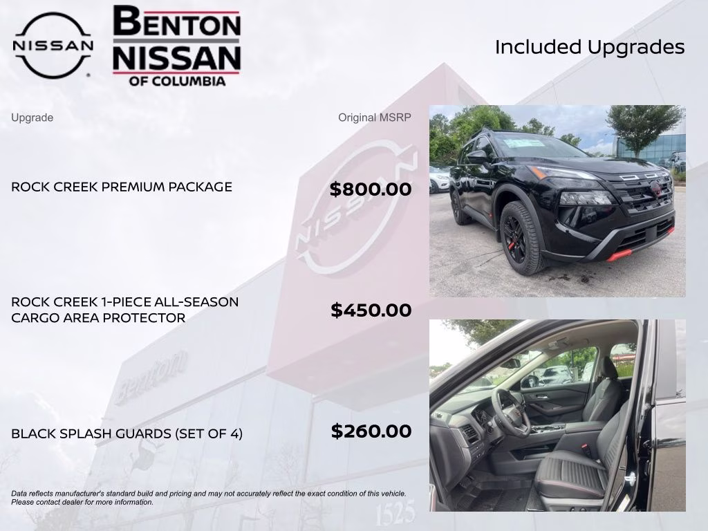 2026 Super Black Nissan Rogue Rock Creek AWD SUV
