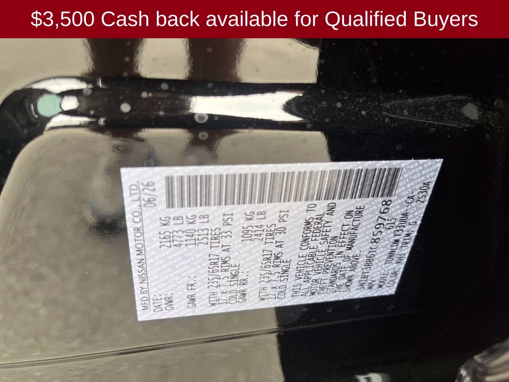 2026 Super Black Nissan Rogue Rock Creek AWD SUV