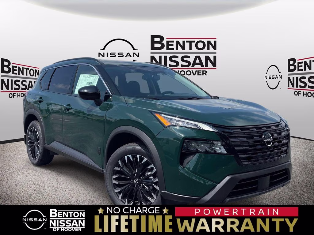 2026 Obsidian Green Nissan Rogue Dark Armor AWD SUV