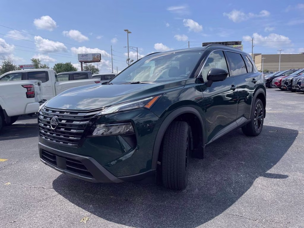 2026 Obsidian Green Nissan Rogue Dark Armor AWD SUV